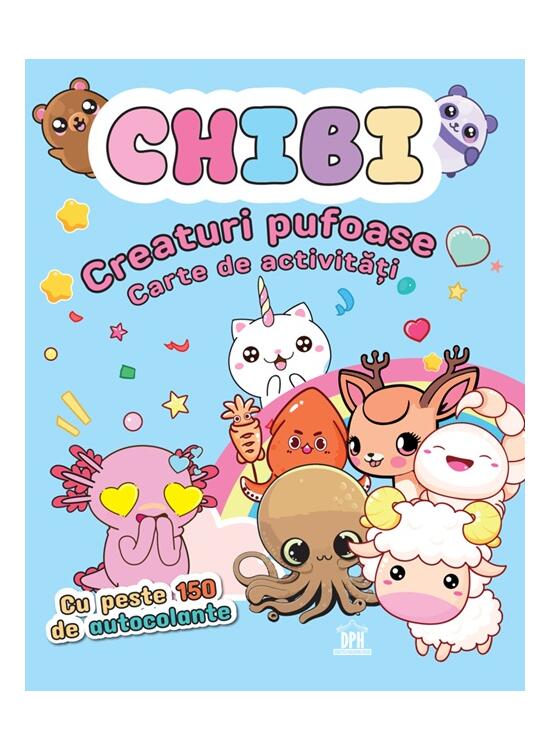 Copertă produs Chibi. Creaturi pufoase. Carte de activități - gallery big 1