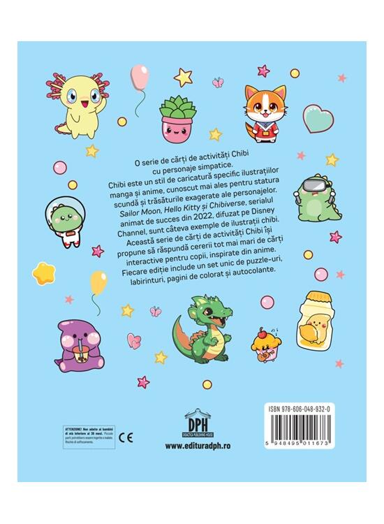 Copertă produs Chibi. Creaturi pufoase. Carte de activități - gallery big 2