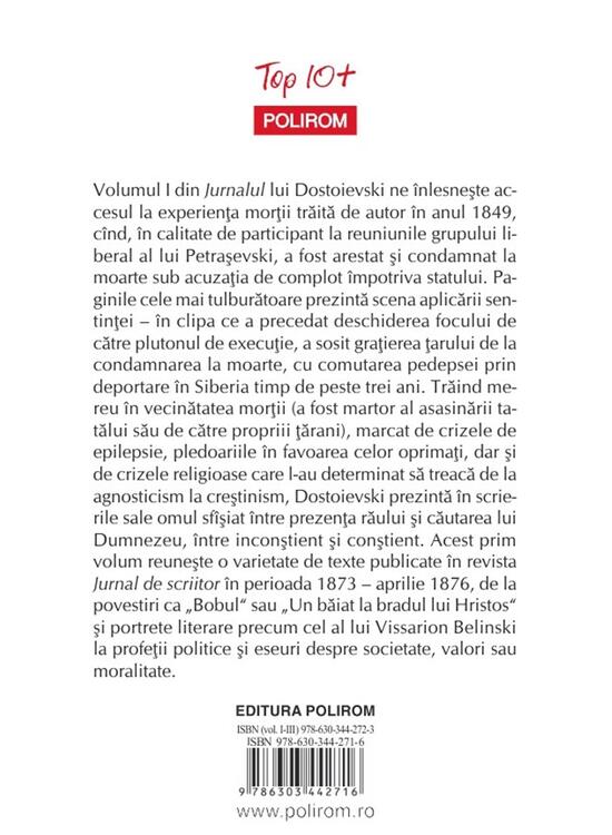 Copertă produs Jurnal de scriitor (Vol. 1) - gallery big 2