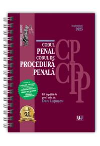 Copertă produs Codul penal și Codul de procedură penală. Septembrie 2025 - Ediție spiralată