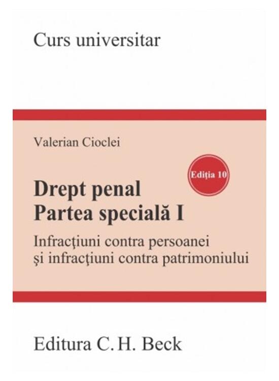 Copertă produs Drept penal. Partea specială I. Ediția 10 - gallery big 1