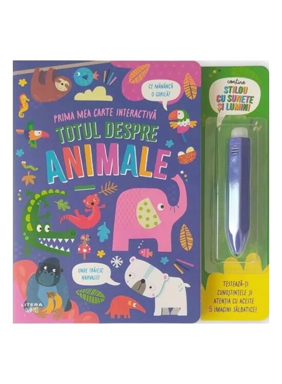 Copertă produs Totul despre animale. Prima mea carte interactivă - gallery big 1