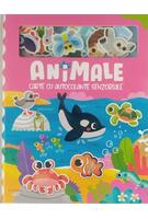Animale. Carte cu autocolante senzoriale