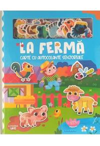 Copertă produs La fermă. Carte cu autocolante senzoriale