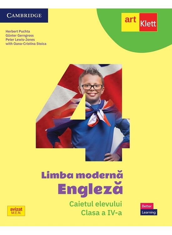 Copertă produs Limba modernă Engleză. Caietul elevului. Clasa a IV-a - gallery big 1