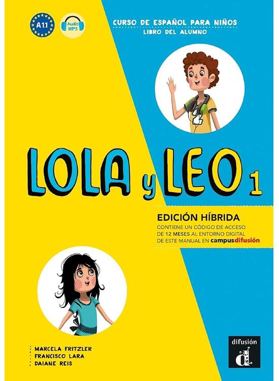 Copertă produs Lola y Leo 1: Libro del alumno + audio MP3. Edicion h&iacute;brida - gallery big 1
