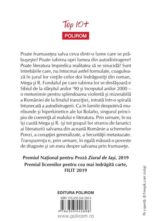 Copertă produs Transparenţa - gallery big 2