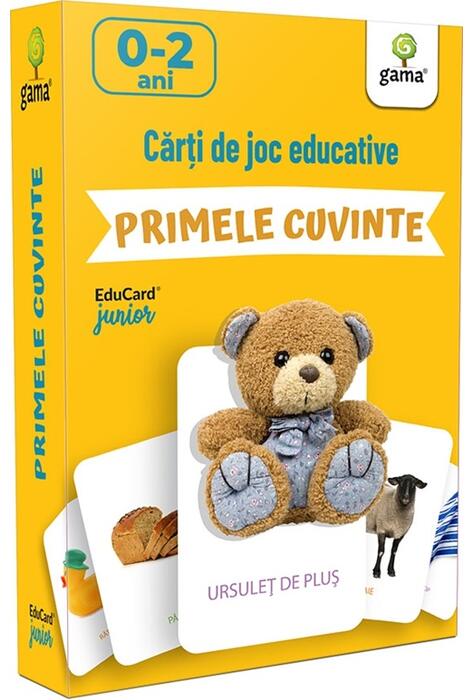 Copertă produs Primele cuvinte (0-2 ani). Cărți de joc educative. EduCard Junior