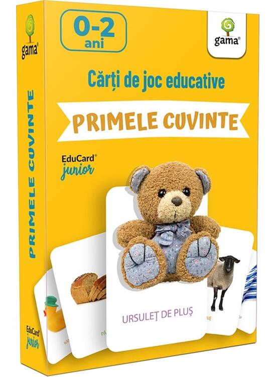 Copertă produs Primele cuvinte (0-2 ani). Cărți de joc educative. EduCard Junior - gallery big 1