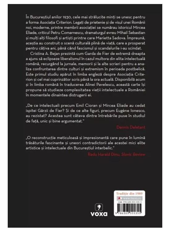 Copertă produs Intelectualii și fascismul &icirc;n Rom&acirc;nia interbelică - gallery big 2