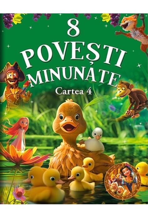 Copertă produs 8 povești minunate. Cartea 4