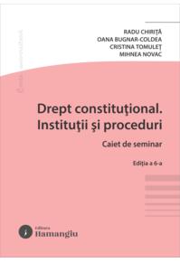 Copertă produs Drept constituțional. Instituții și proceduri. Caiet de seminar