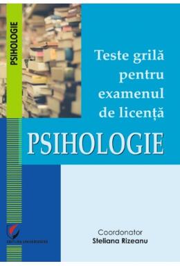 Copertă produs Teste grilă pentru examenul de licență. Psihologie.