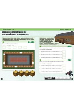 Copertă produs Minecraft - Caiet de matematică 7-8 ani