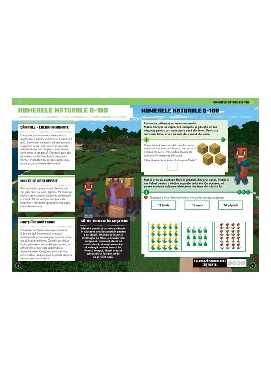 Copertă produs Minecraft - Caiet de matematică 7-8 ani - gallery big 6