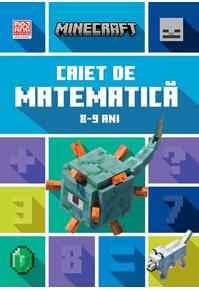 Copertă produs Minecraft - Caiet de matematică 8-9 ani