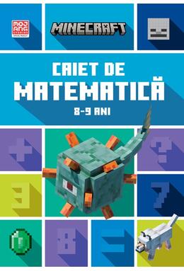 Copertă produs Minecraft - Caiet de matematică 8-9 ani
