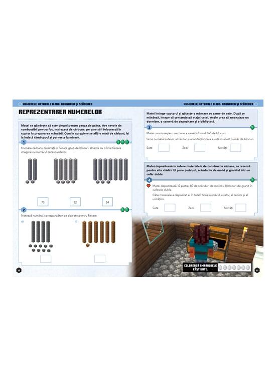 Copertă produs Minecraft - Caiet de matematică 8-9 ani - gallery big 3