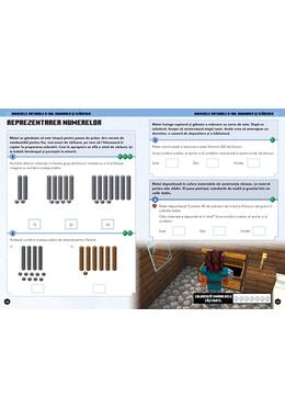 Copertă produs Minecraft - Caiet de matematică 8-9 ani