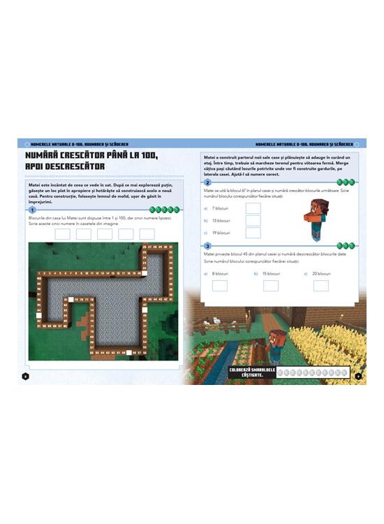 Copertă produs Minecraft - Caiet de matematică 8-9 ani - gallery big 4