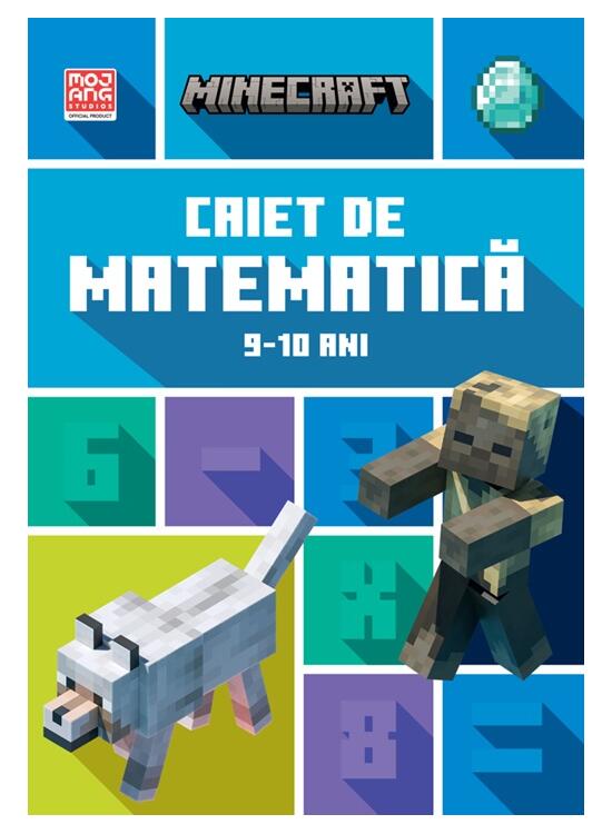 Copertă produs Minecraft - Caiet de matematică 9-10 ani - gallery big 1