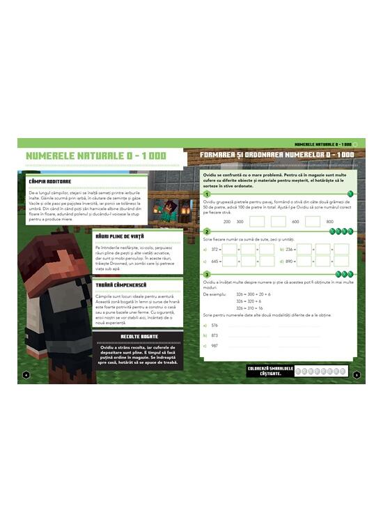 Copertă produs Minecraft - Caiet de matematică 9-10 ani - gallery big 3