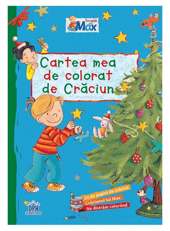 Copertă produs Învață cu Max - Cartea mea de colorat de Crăciun - gallery big 1
