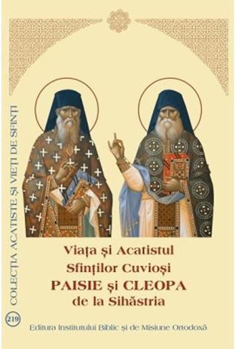 Copertă produs Viața și Acatistul Sfinților Cuvioși Paisie și Cleopa de la Sihăstria