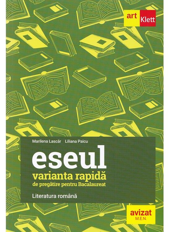 Copertă produs Eseul. Varianta rapidă de pregătire pentru Bacalaureat. Literatura rom&acirc;nă - gallery big 1