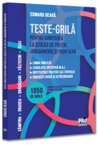 Copertă produs Teste-grilă pentru admiterea la școlile de poliție, jandarmerie și frontieră