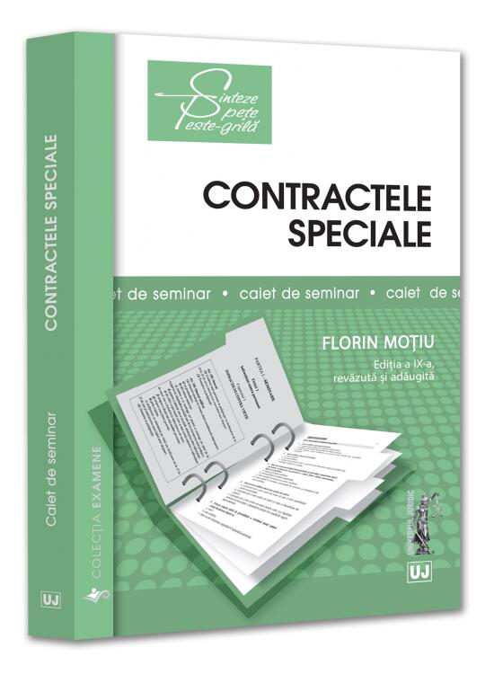 Copertă produs Contractele speciale. Sinteze teoretice, teste-grilă și spețe - gallery big 1