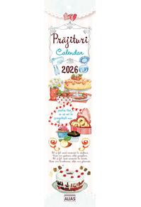 Copertă produs Calendar Prăjituri 2026, format 7x29,5, 28 file