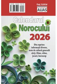 Copertă produs Carte calendar. Calendarul norocului 2026, format 9,5x12,5 cm, 365 file