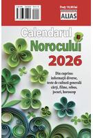 Carte calendar. Calendarul norocului 2026, format 9,5x12,5 cm, 365 file