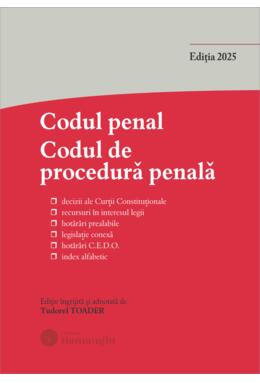 Copertă produs Codul penal. Codul de procedură penală și Legile de punere &icirc;n aplicare. Actualizată 1 octombrie 2025