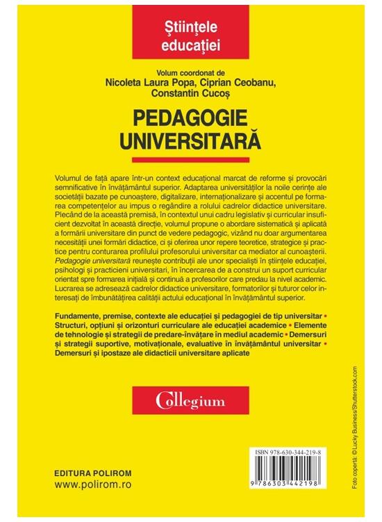 Copertă produs Pedagogie universitară - gallery big 2