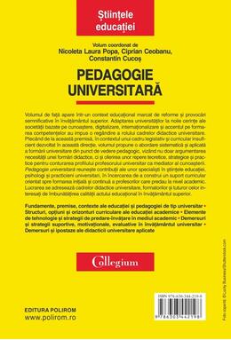Copertă produs Pedagogie universitară