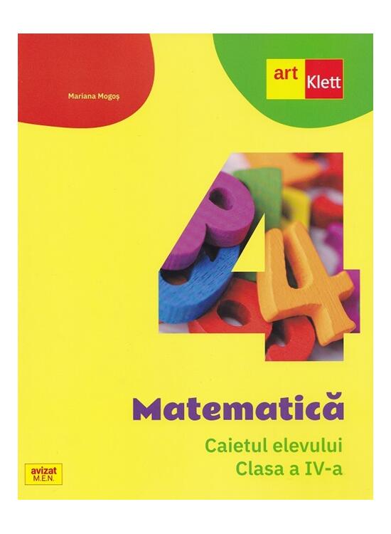 Copertă produs Matematică. Caietul elevului. Clasa a IV-a - gallery big 1