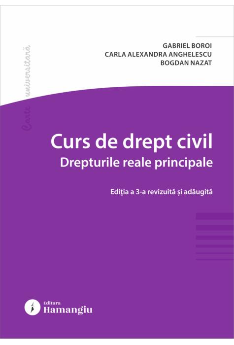 Copertă produs Curs de drept civil. Drepturile reale principale