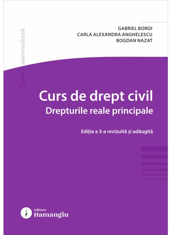 Copertă produs Curs de drept civil. Drepturile reale principale - gallery big 1