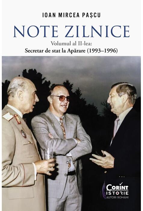 Copertă produs Note zilnice. Secretar de stat la Apărare (1993&ndash;1996) (Vol. 2)