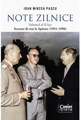 Copertă produs Note zilnice. Secretar de stat la Apărare (1993&ndash;1996) (Vol. 2)