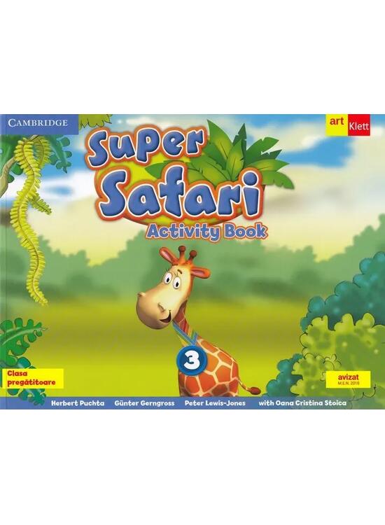 Copertă produs Super Safari Level 3. Activity Book. Limba Engleză. Clasa pregătitoare - gallery big 1