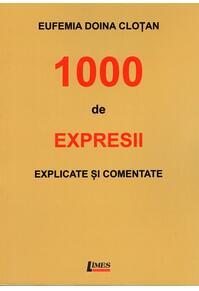 Copertă produs 1000 de expresii explicate și comentate