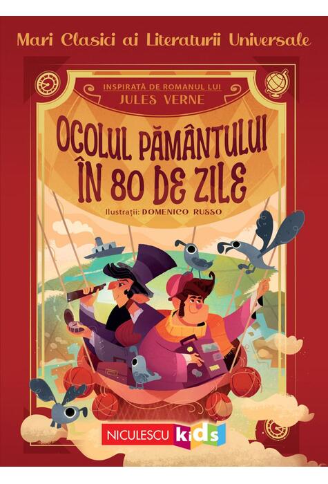Copertă produs Ocolul Păm&acirc;ntului &icirc;n 80 de zile