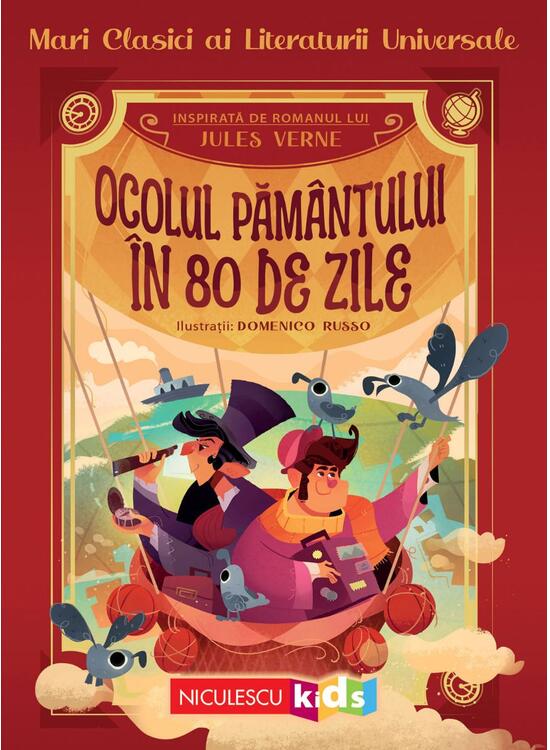 Copertă produs Ocolul Păm&acirc;ntului &icirc;n 80 de zile - gallery big 1