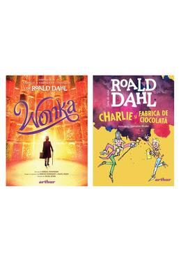 Copertă produs Pachet Charlie și Fabrica de Ciocolată format mare si Wonka