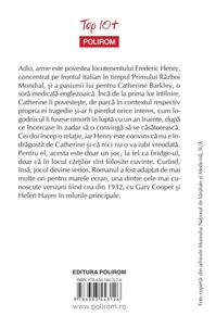Copertă produs Adio, arme