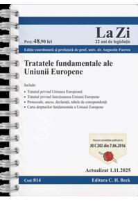 Copertă produs Tratatele fundamentale ale Uniunii Europene