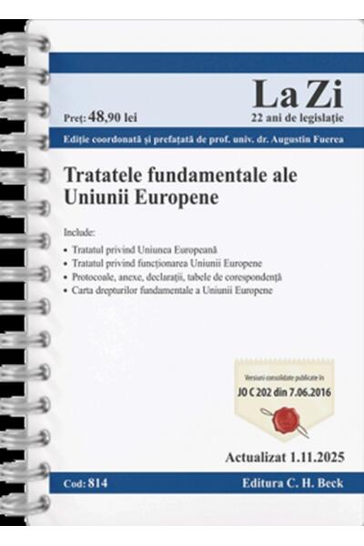 Tratatele fundamentale ale Uniunii Europene